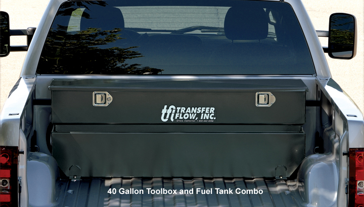 Transfer Flow, Inc. - Aftermarket Fuel Tank Systems - 40 Gallon Fuel Tank &  Tool Box Combo - TRAX 4